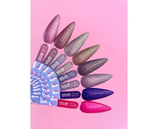 УЦІНКА / LUNAmoon. Reflection Gel Polish #219, 13 ml, світловідбиваючий гель-лак #5