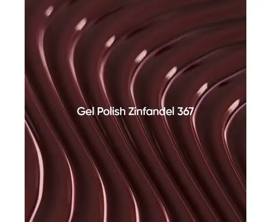 NOTD. Gel Polish Zinfandel #367, 10 ml, гель-лак темно-бордовий #2