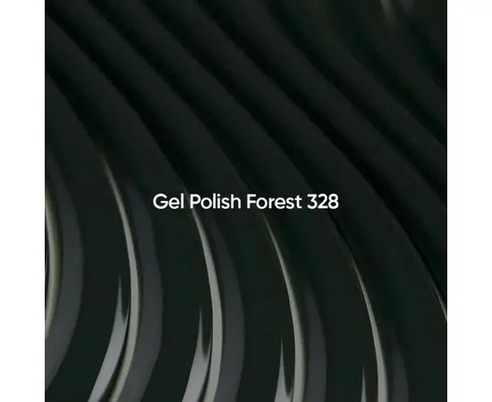 NOTD. Gel Polish Forest #328, 10 ml, гель-лак темно-зелений #2