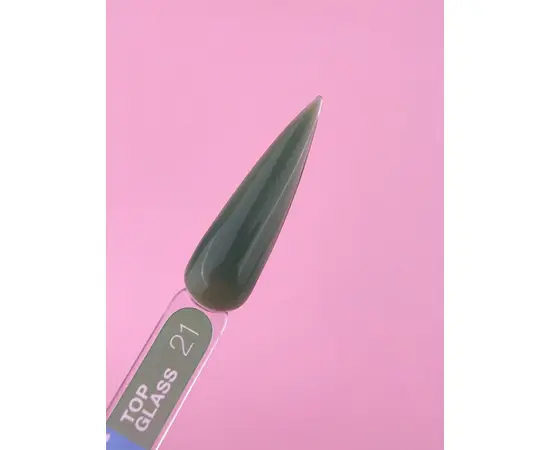 УЦІНКА / LUNAmoon. Glass Top Coat #21, 13 ml, топ кольоровий глянцевий #3