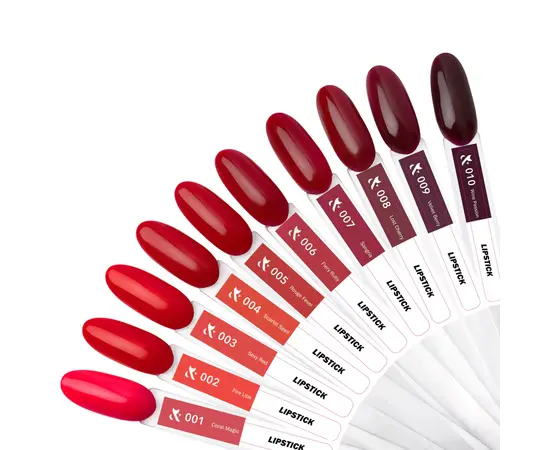 F.O.X. Gel polish, Lipstick Collection, #004, Scarlet Spell, 7 ml. Гель-лак #2