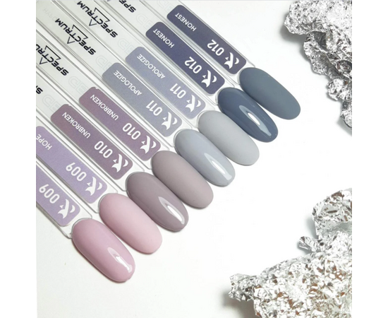 F.O.X. Gel polish, Spectrum, #012, Honest, 7 ml. Гель-лак #2