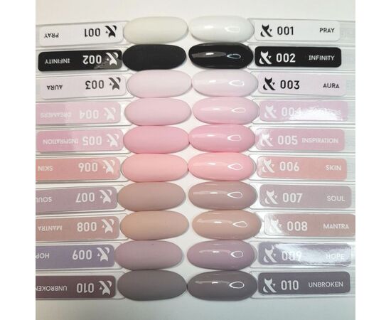 F.O.X. Gel polish, Spectrum, #010, Unbroken, 7 ml. Гель-лак #3