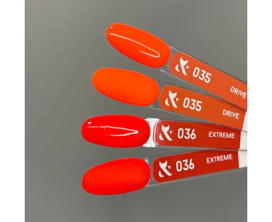 F.O.X. Gel polish, Spectrum, #035, Drive, 7 ml. Гель-лак, неоновий #2