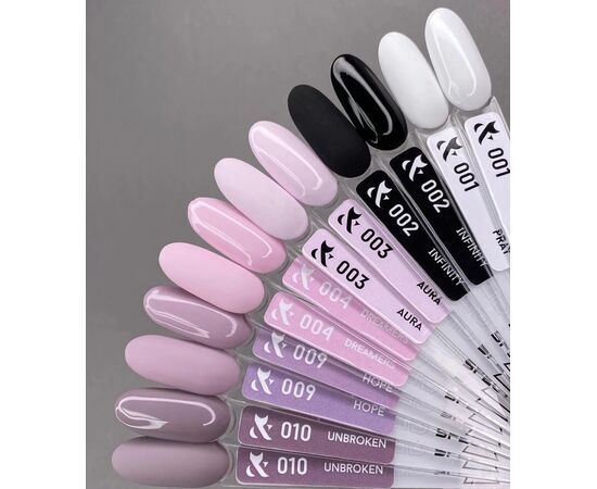 F.O.X. Gel polish, Spectrum, #010, Unbroken, 7 ml. Гель-лак #2