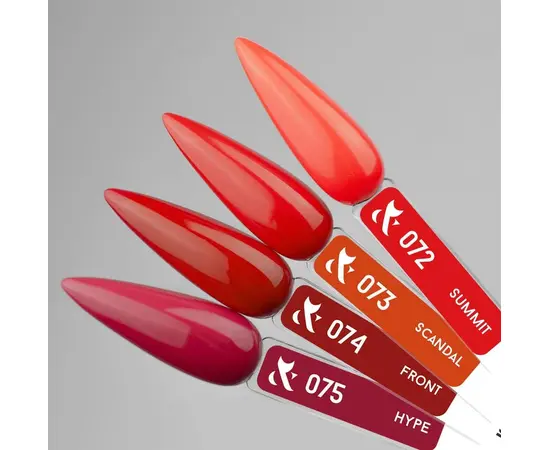 F.O.X. Gel polish, Spectrum, #072, Summit, 7 ml. Гель-лак #2