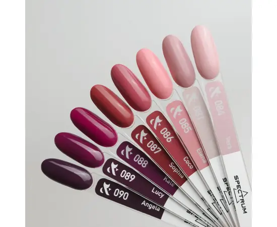 F.O.X. Gel polish, Spectrum, #090, Angela, 7 ml. Гель-лак #2