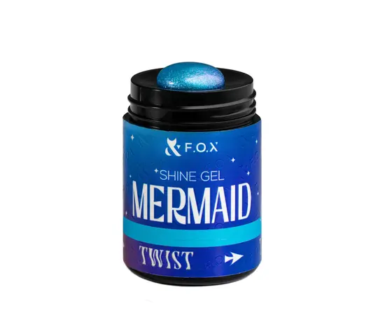 F.O.X. Shine Gel, Mermaid #003, 20 ml. Гель для моделювання та укріплення, з шимером #2