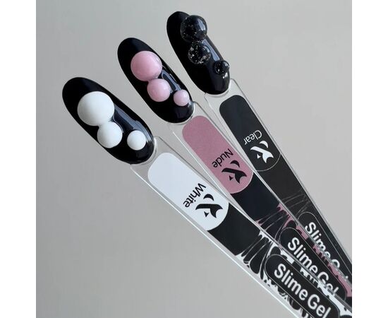 F.O.X. Slime Gel, 10 ml, Clear. Гель-жуйка для дизайну #2