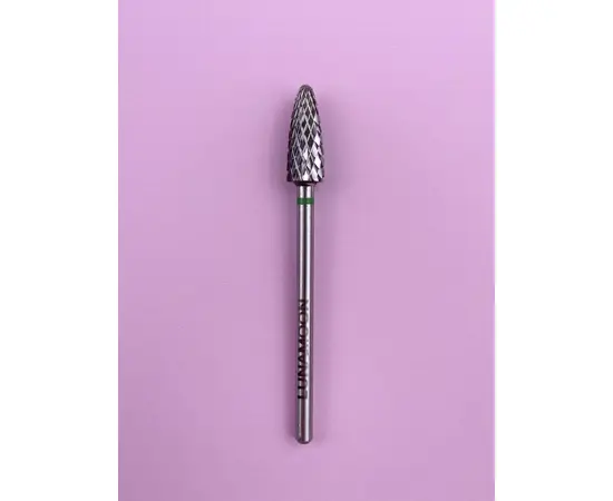 LUNAmoon. Carbide nail bit, corn, Hard Green, 5 mm. Фреза твердосплавна "Кукурудза", зелена #2
