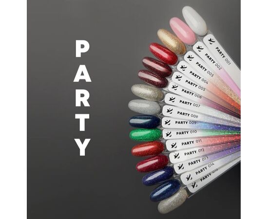 F.O.X. Gel polish, Party #005, 7 ml. Гель-лак з шимером #3