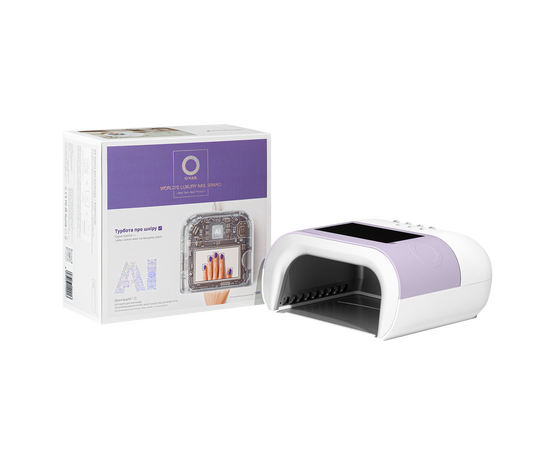 ONAIL. Artificial Intelligence Nail Lamp, Purple. Лампа зі штучним інтелектом, фіолетова #10