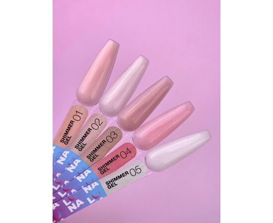 LUNAmoon. Unicorn Shimmer Gel #04, 15 ml, безкислотний моделюючий гель, з шимером #3