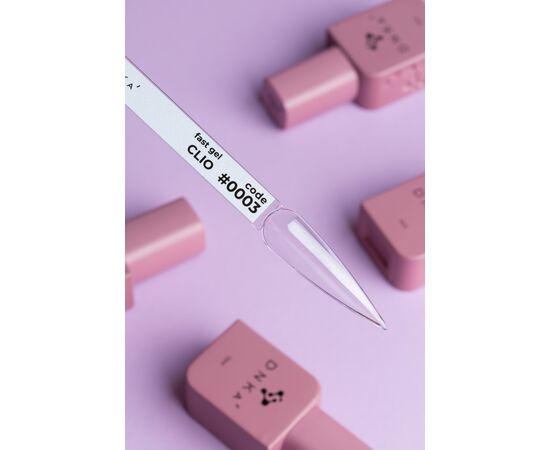 DNKa’. Fast Gel, #0003, Clio, 12 ml, гель для зміцнення та нарощування #3