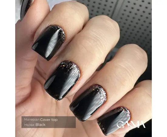 GA&MA. Cover Top Black, 10 ml, Камуфлюючий топ, чорний #2