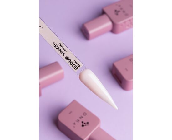 DNKa’. Fast Gel, #0009, Urania, 12 ml, гель для зміцнення та нарощування #3