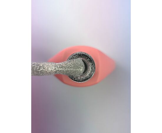 You Are Cute. Easy Peasy Matte Top Coat, #5, 5 ml, матовий топ зі срібним шимером #2