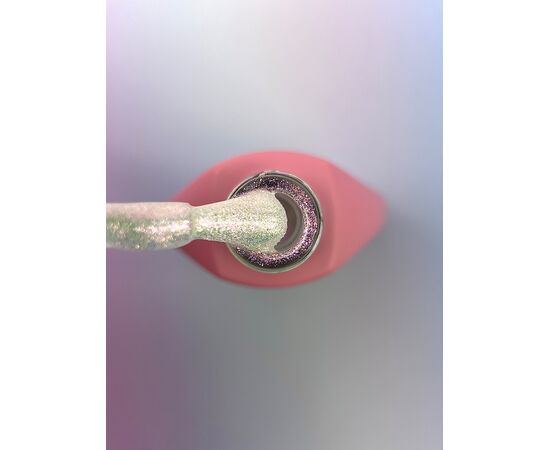 You Are Cute. Easy Peasy Top Coat, #6, 5 ml, топ з кольоровим шимером #2