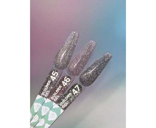 You Are Cute. Builder Gel #46, 15 ml, гель для нарощування, з шимером #4