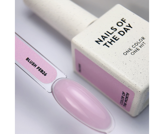 NOTD. "Color of the month, February 2026" Gel Polish, Blush, 10 ml. Гель-лак "Колір місяця, Лютий 2026" #7