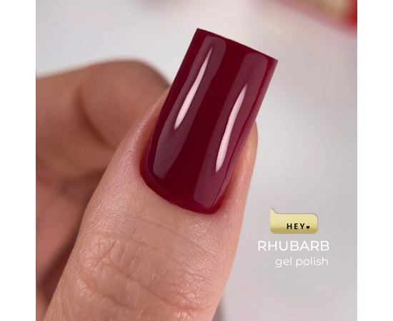 HEYLOVE. Gel Polish, RHUBARB, 15 ml, гель-лак, малиновий #4