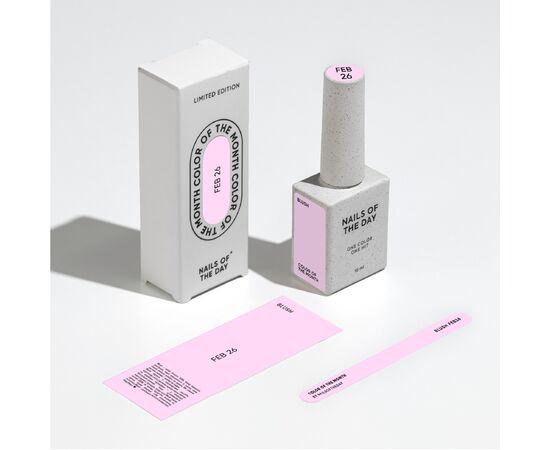 NOTD. "Color of the month, February 2026" Gel Polish, Blush, 10 ml. Гель-лак "Колір місяця, Лютий 2026" #6