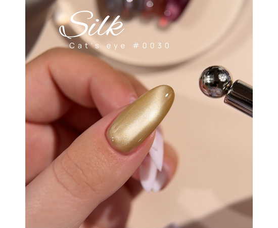 DNKa’. Gel Polish Cat`s Eye, Silk, #0030, 12 ml, гель-лак "Котяче око" #3
