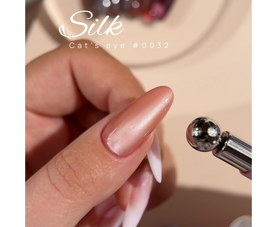 DNKa’. Gel Polish Cat`s Eye, Silk, #0032, 12 ml, гель-лак "Котяче око" #3