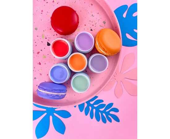 УЦІНКА / LUNAmoon. Candy Builder Gel #24 Bright orange, 15 ml, гель моделюючий, яскраво-помаранчевий #6