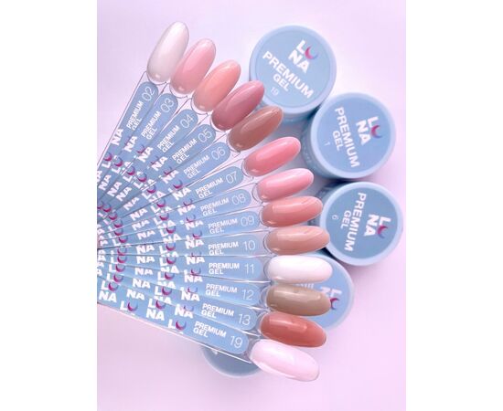 УЦІНКА / LUNAmoon. Premium Builder Gel #07 Pink, 15 ml, гель моделюючий, рожевий #2