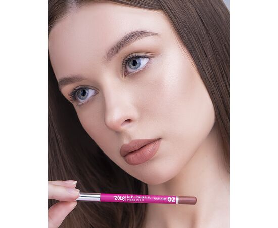 ZOLA. Lip Pencil, #02, Natural. Олівець для губ #2