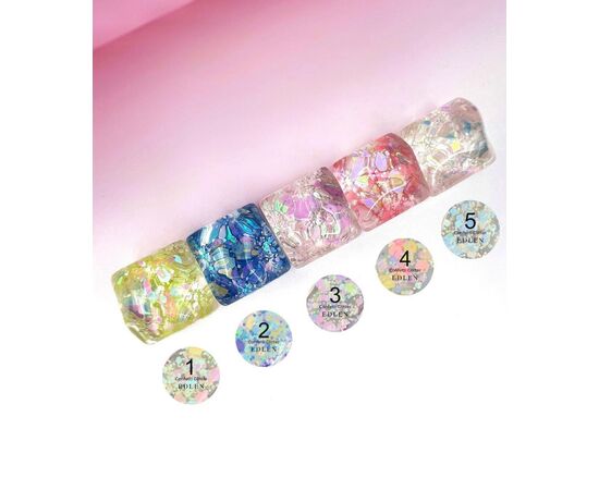 УЦІНКА / EDLEN Confetti Glitter №04, 5 ml #2