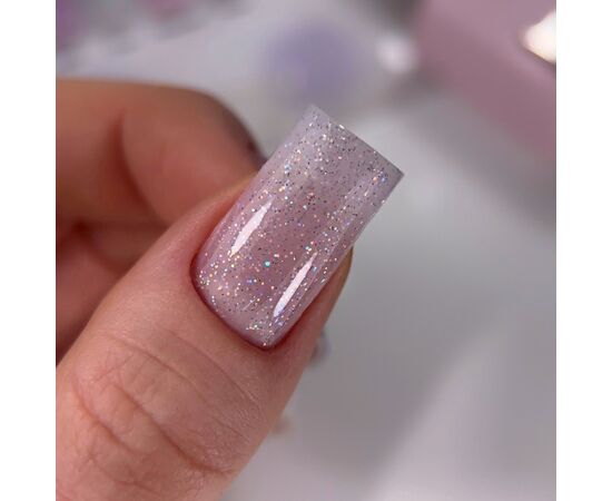 HEYLOVE. Smart gel, MIST, 15 ml, builder gel in a bottle, гель для нарощування з шимером #2