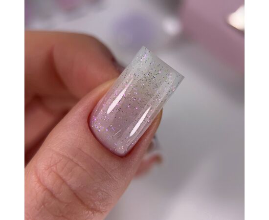 HEYLOVE. Smart gel, DEW, 15 ml, builder gel in a bottle, гель для нарощування з шимером #2