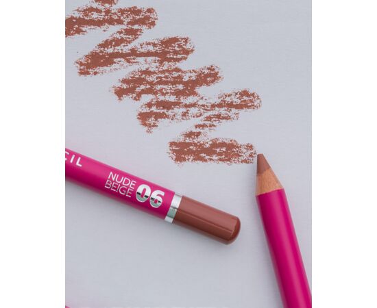 ZOLA. Lip Pencil, #06, Nude Beige. Олівець для губ #3