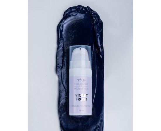 ZOLA x Makarenko x Makarevich. Eyebrow Toning Color Tint, Violet Frost , 10 ml. Тонуюча фарба для брів, нейтралізація жовтого підтону #3