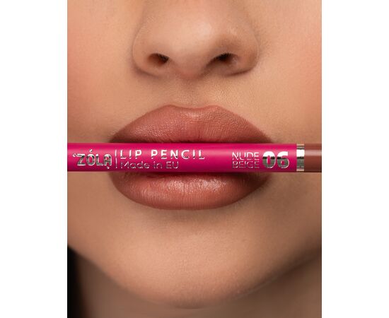ZOLA. Lip Pencil, #06, Nude Beige. Олівець для губ #5