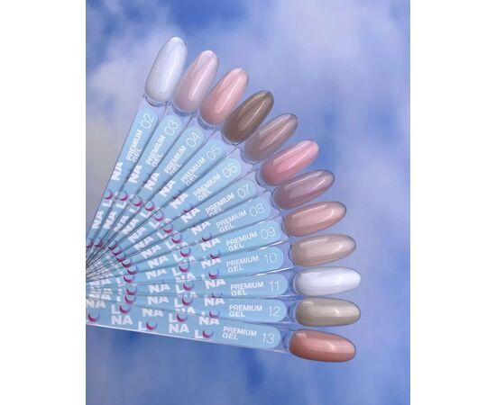 LUNAmoon. Premium Builder Gel #11, White, 100 ml, моделюючий гель, білий щільний #4