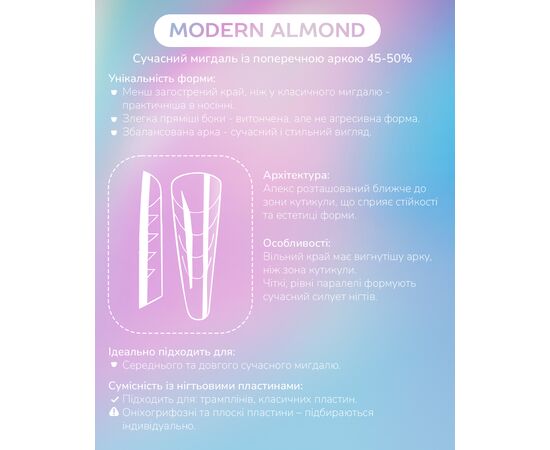 You Are Cute. Top nail forms, mix. Набір верхніх форм для нарощування нігтів 12в1 #3