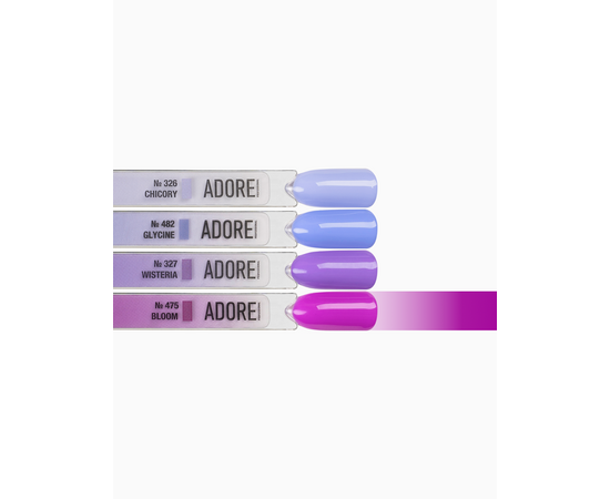 ADORE. Gel Polish, #475, Bloom, 12 ml. Гель-лак, яскрава фуксія #3