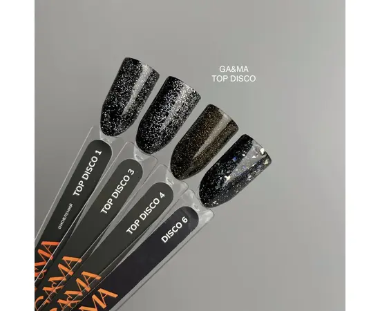 GA&MA. DISCO SHINE TOP #004, 15 ml, Топ світловідбиваючий, золото #7