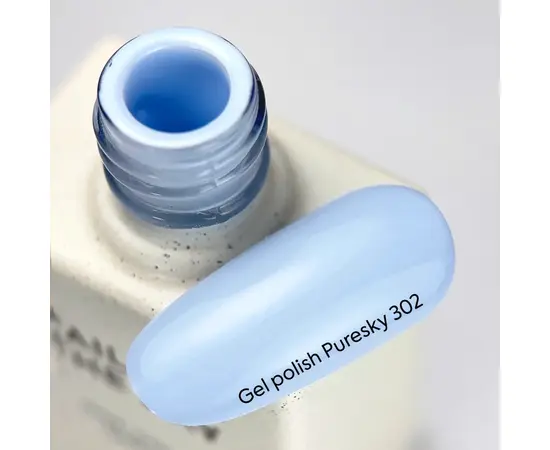 NOTD. Gel Polish, Puresky, #302, 10 ml. Гель-лак, пастельно-блакитний #2
