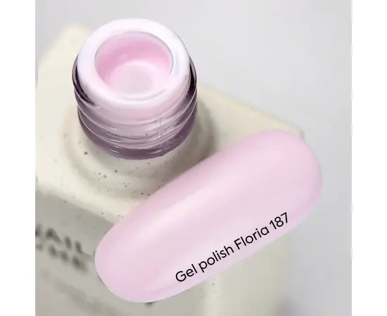 NOTD. Gel Polish, Floria, #187, 10 ml. Гель-лак, пастельно-рожевий #2