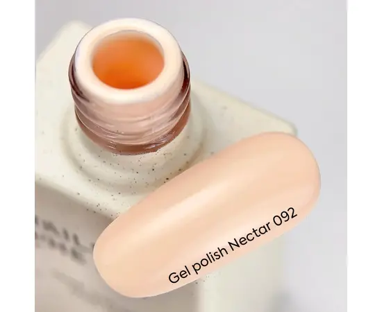NOTD. Gel Polish, Nectar, #092, 10 ml. Гель-лак, пастельно-персиковий #2