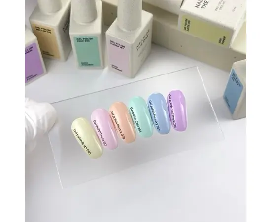 NOTD. Gel Polish, South, #090, 10 ml. Гель-лак, пастельно-жовтий #4