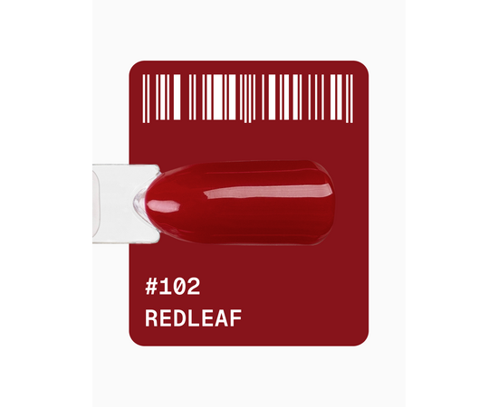 ADORE. Gel Polish, #102, Redleaf, 12 ml. Гель-лак, рубіновий #2