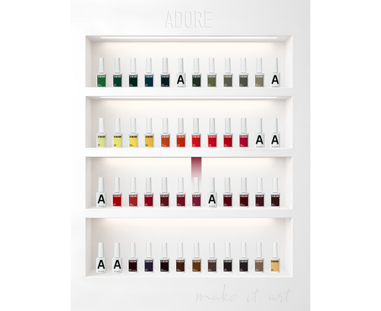 ADORE. Gel Polish, #103, Goji, 12 ml. Гель-лак, темно-червоний iз вишневим пiдтоном #5
