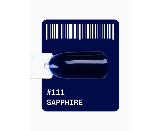 ADORE. Gel Polish, #111, Saphire, 12 ml. Гель-лак, темний королівський синій #2