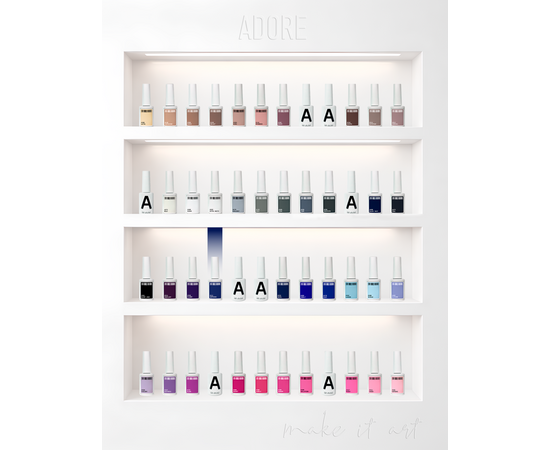 ADORE. Gel Polish, #111, Saphire, 12 ml. Гель-лак, темний королівський синій #5