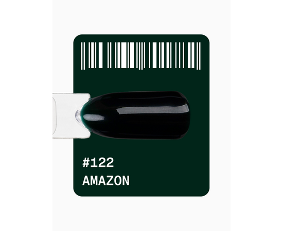 ADORE. Gel Polish, #122, Amazon, 12 ml. Гель-лак, чорно-зелений #2